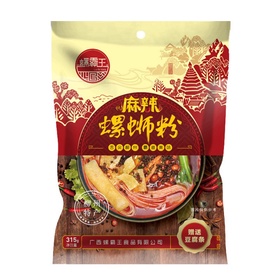 广西柳州特产 螺霸王 麻辣螺蛳粉 煮粉 315g